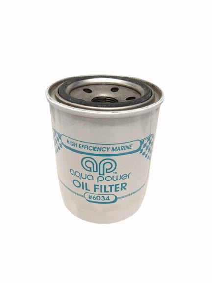 Set of 4 Aqua Power 6034 Marine Oil Filters for