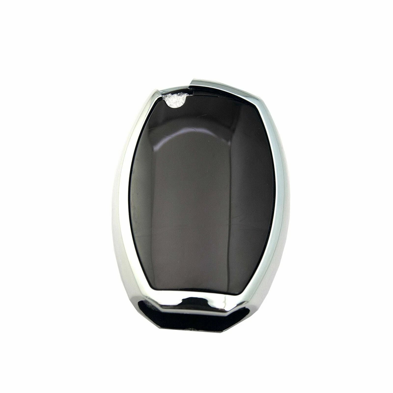Full Protection Silver Keyless Cover Case for Mercedes-Benz (2007-2014)