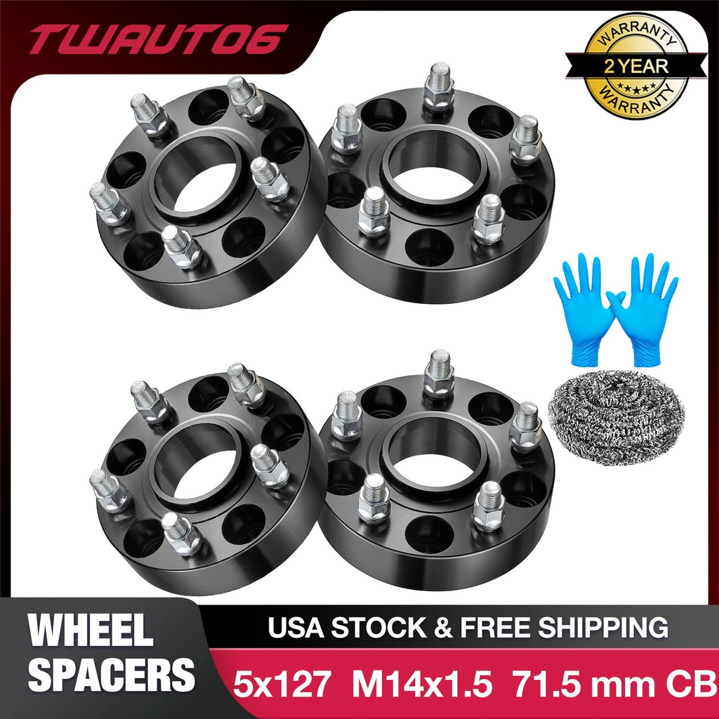 5x5 Wheel Spacers 1.25" Hub Centric for Jeep Gladiator (2018–2024)