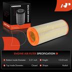 Engine Air Filter for Chevy Express 1500, 2500 & GMC Savana (2001-2014)