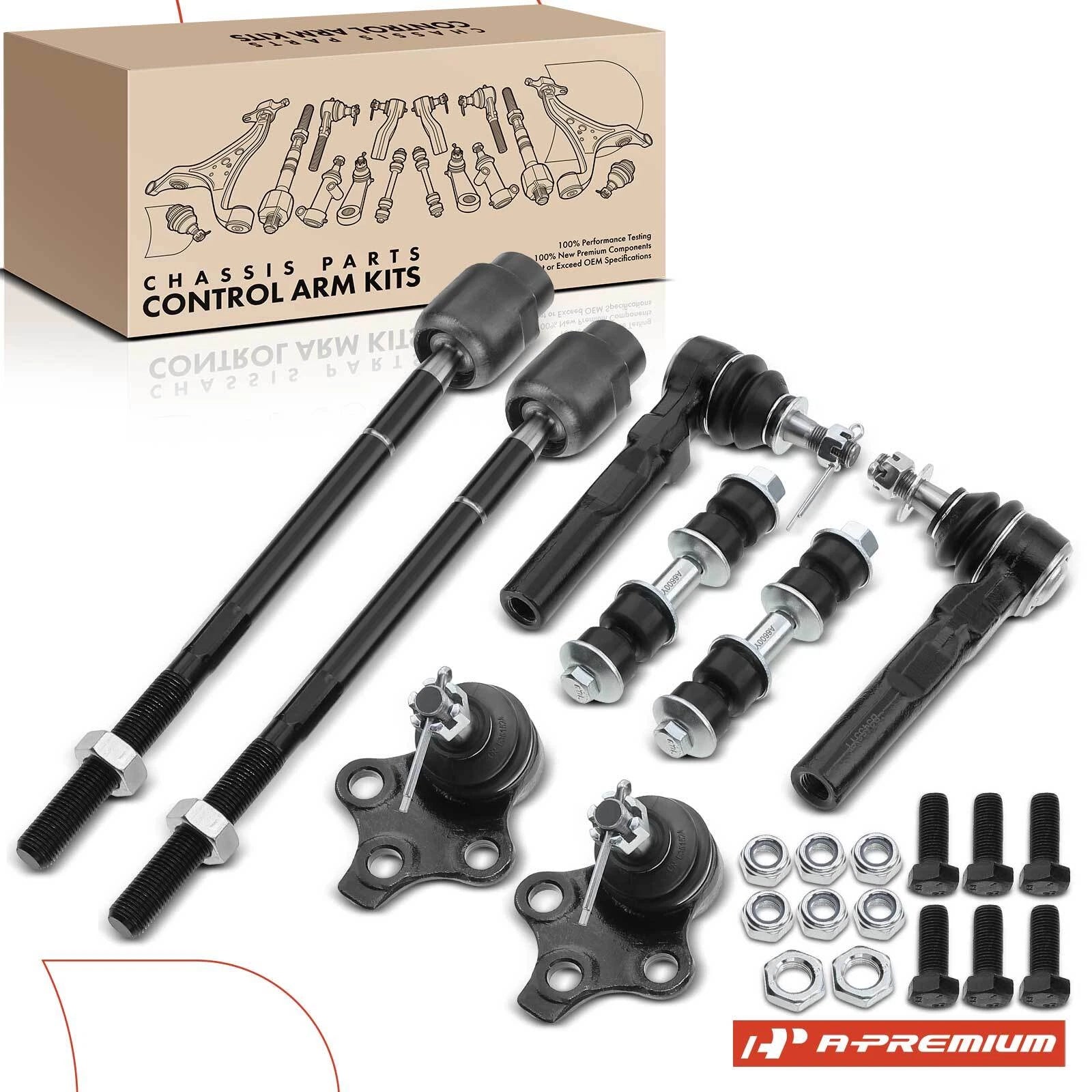 8x Front Sway Bar Link Tie Rod End for Chevy Malibu Pontiac (1997–2003)