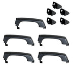 Door Handle Set for Hummer H3 H3T (2006-2010) Black Exterior