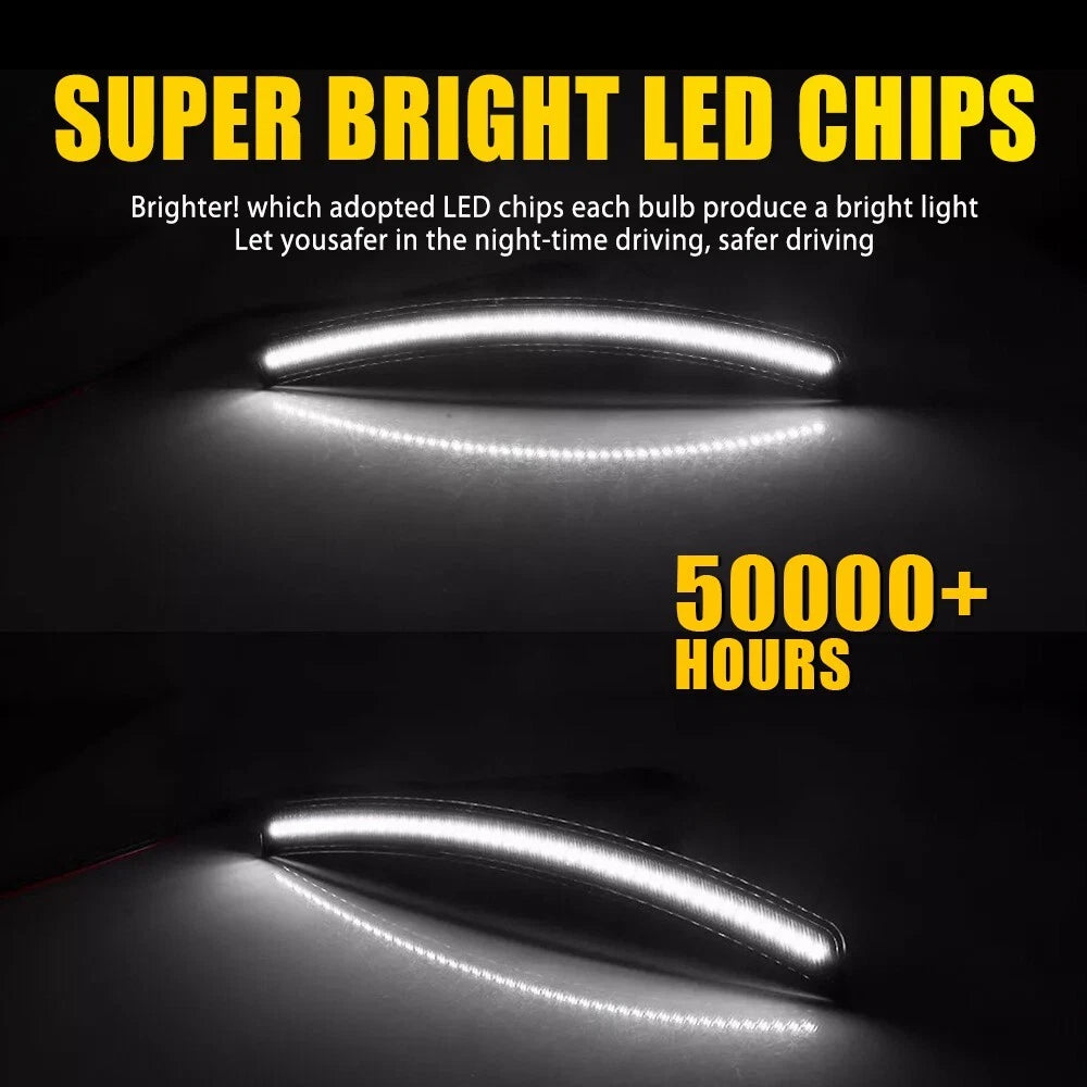 Smoked Lens LED Side Marker Signal Light for Corvette C7 (2014–2019)