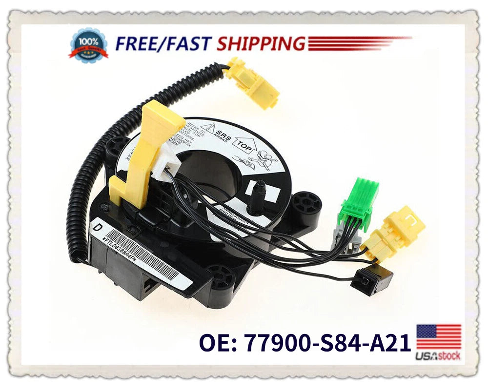 Clock Spring Spiral Cable 77900-S84-A21 for Honda Accord (1998–2000)