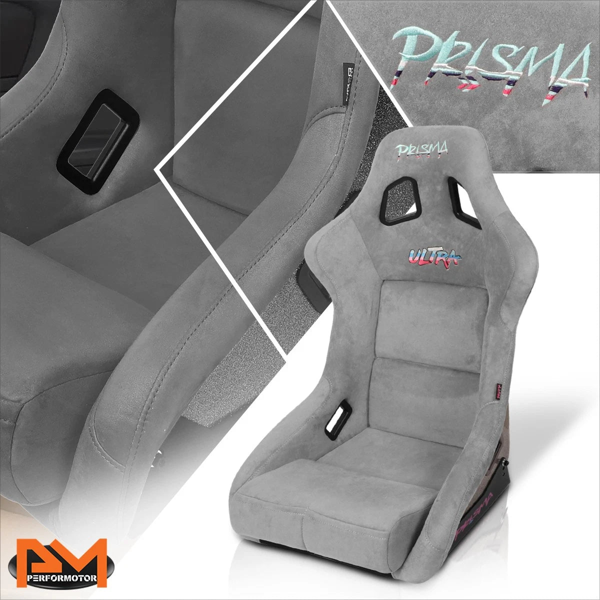 NRG Innovations FRP-302GY-ULTRA Racing Seat for Universal Fit (2010–2023)