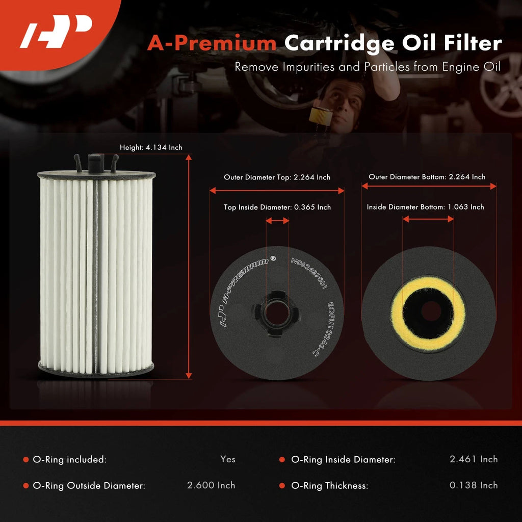 Engine Oil Filter for Chevy Equinox Malibu Cruze (2016-2019)