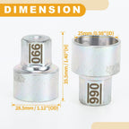 Wheel Lock Lug Nut Antitheft Removal Key Socket for BMW MINI Cooper