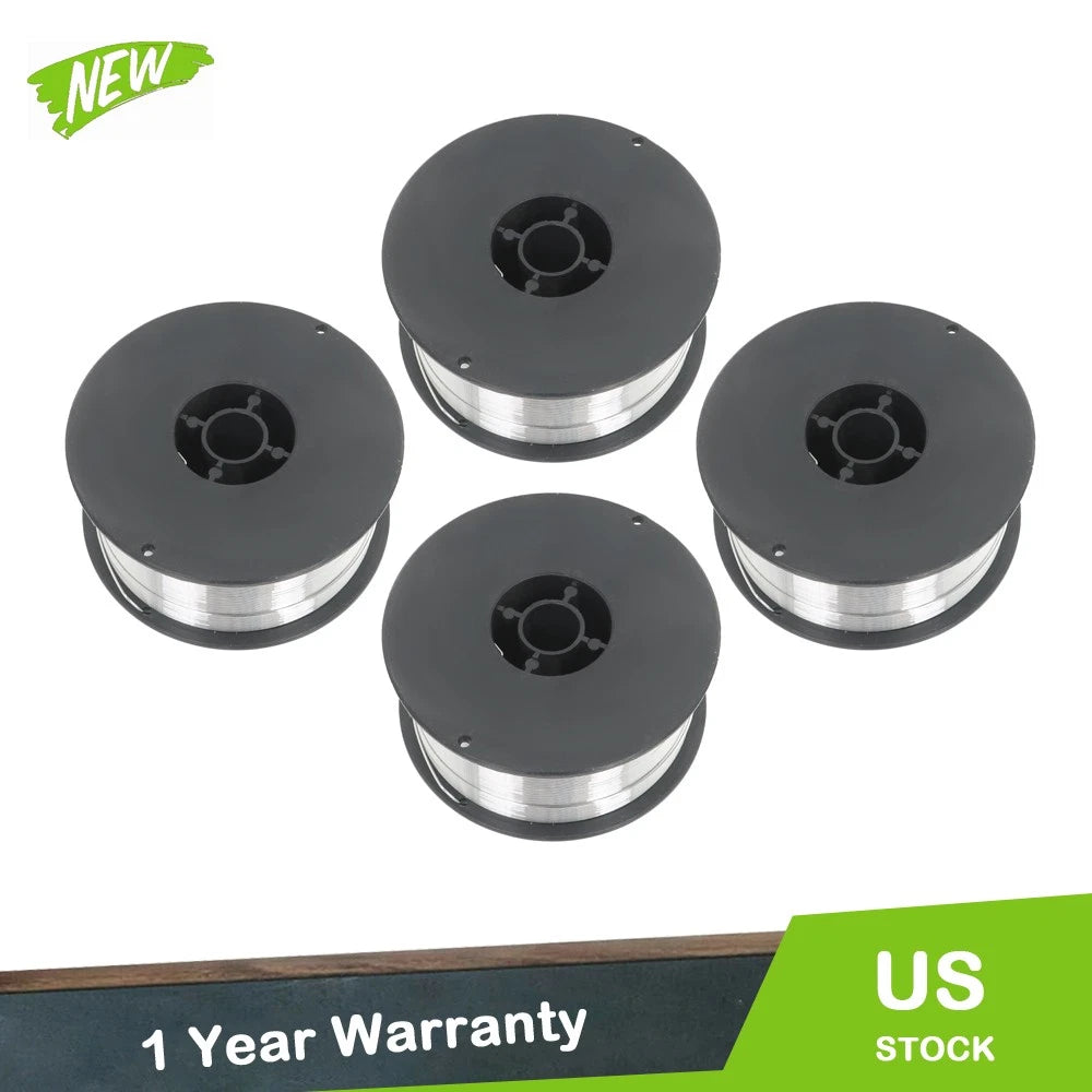 Set of 4 Aluminum 5356 MIG Welding Wire for Welding (1 lb Roll)
