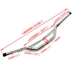 1.25" Drag Flat Bar Handlebar for Harley Sportster Softail Dyna (XL1200X)