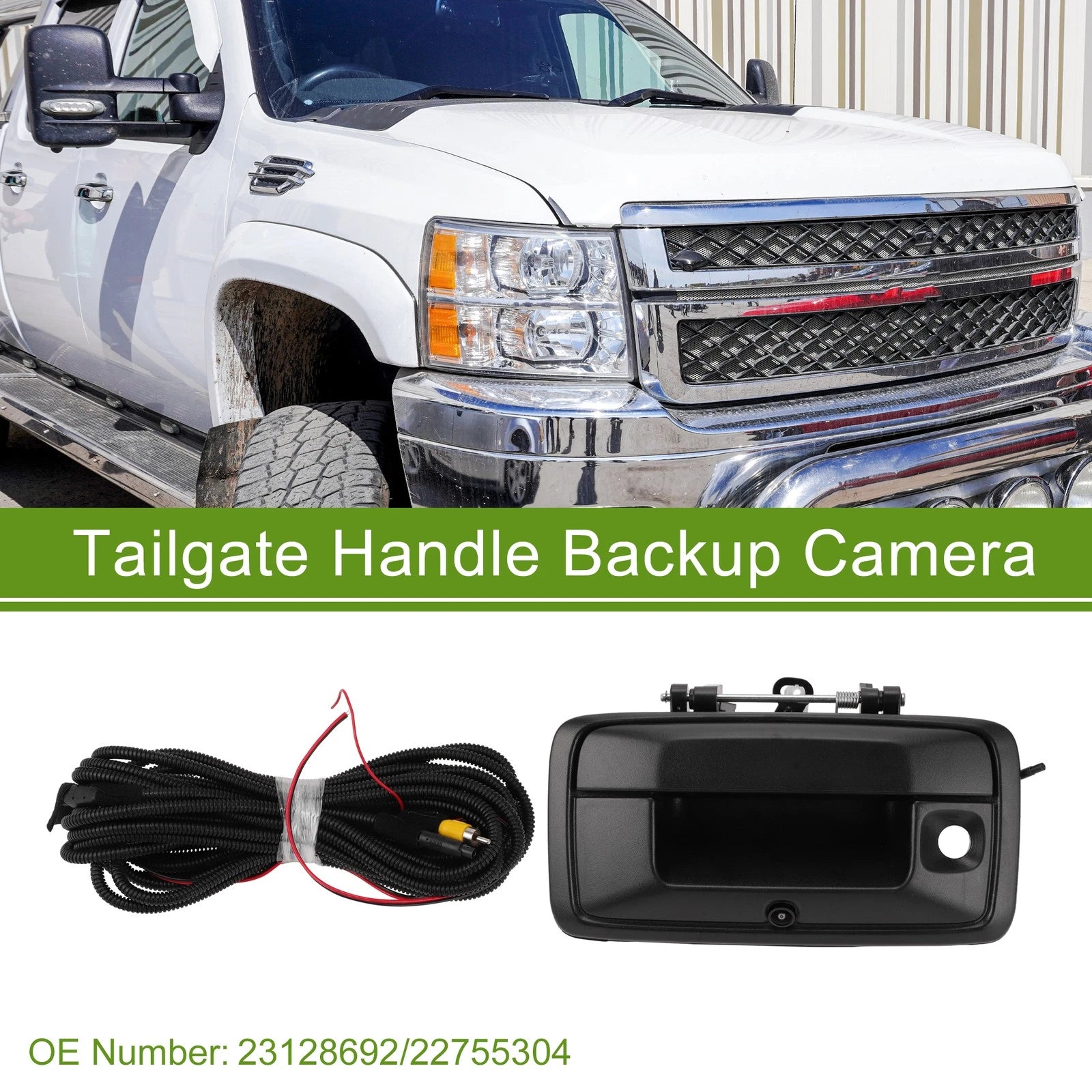Tailgate Handle with Backup Camera No. 23128692 for Chevrolet Silverado 
