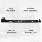 Inner Rocker Panel Set for Chevy Extended Cab, GMC Truck 4 Door (1999–2018)