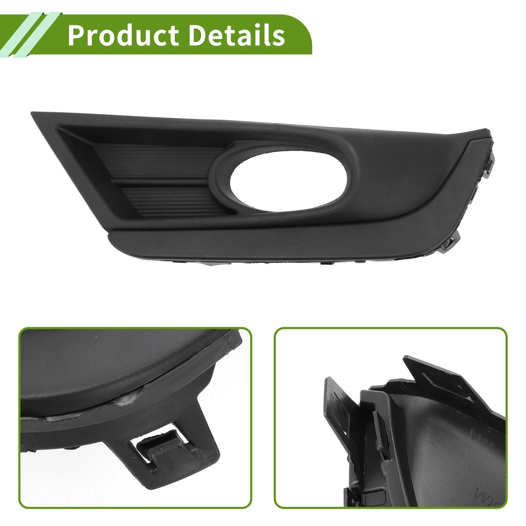 1pc Fog Light Grill for Honda CR-V (2016–2019) No. 71156TLYH11 Black