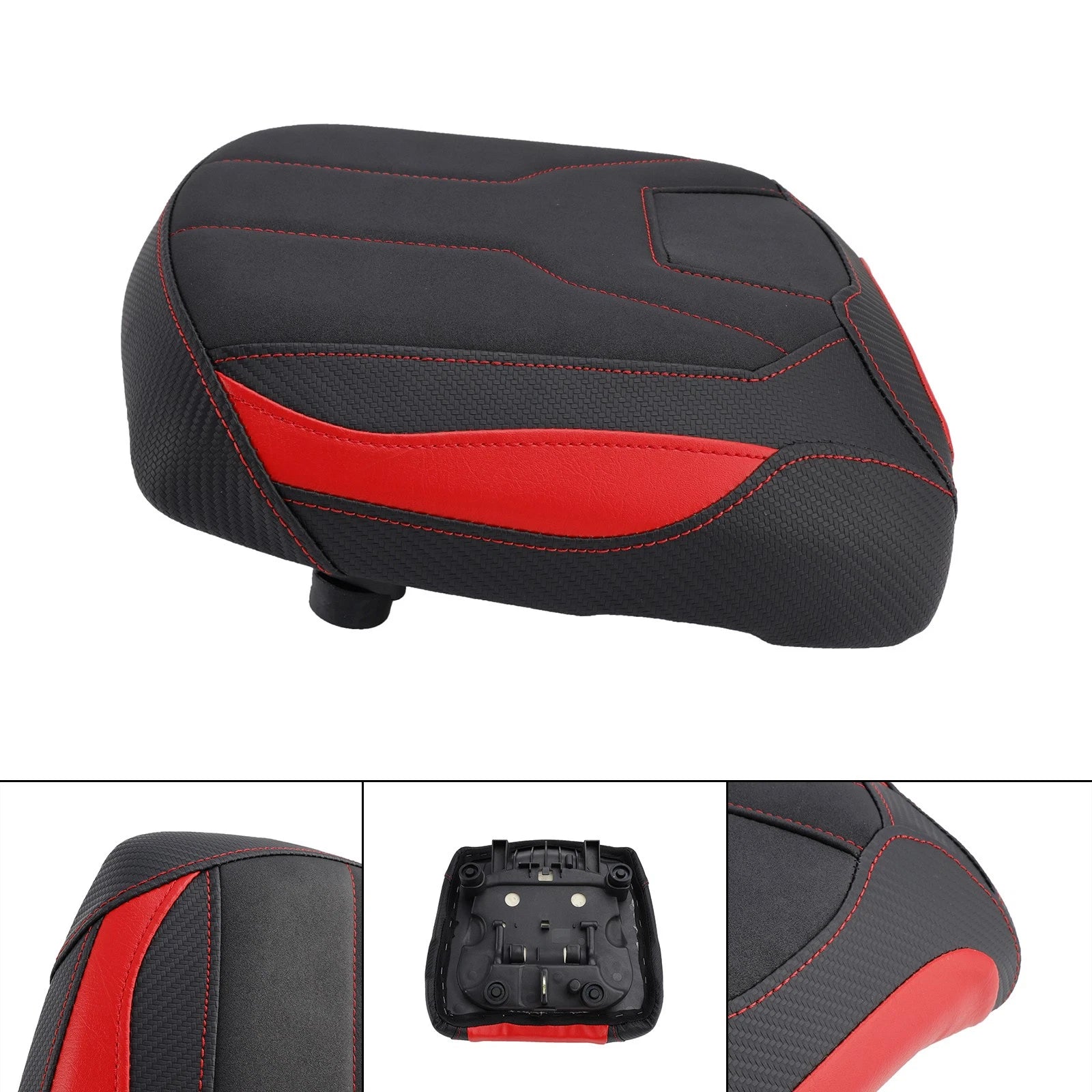 Rear Passenger Seat Pillion Saddle Flat Red for Yamaha Tracer 9 GT (2021–2023)