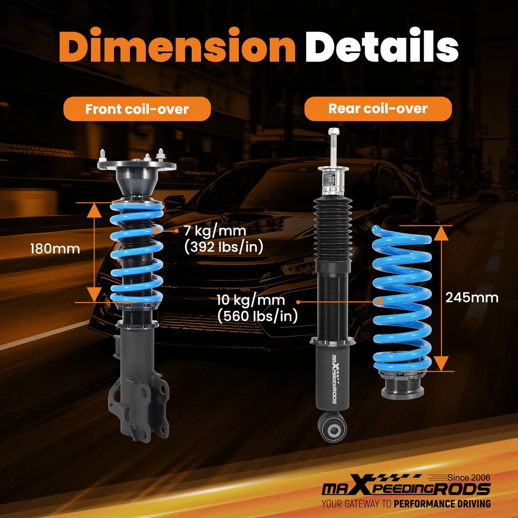 Coilover Shocks Struts for Cadillac ATS RWD (2012-2024) CT4 (2020+)