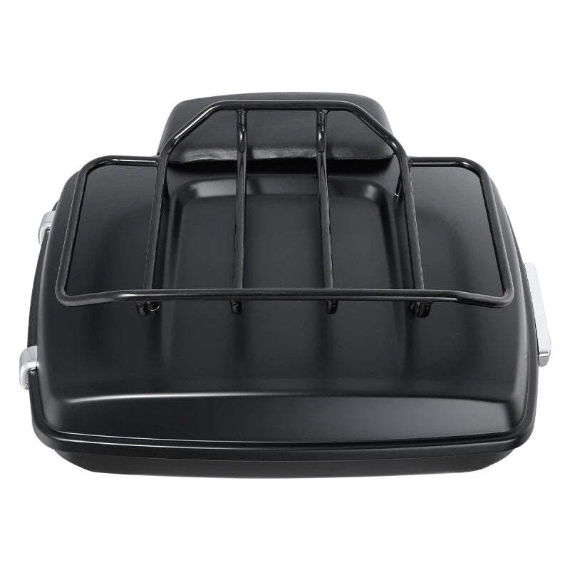 Matte Black Razor Trunk Backrest Pad for Harley Touring (2014–Present)