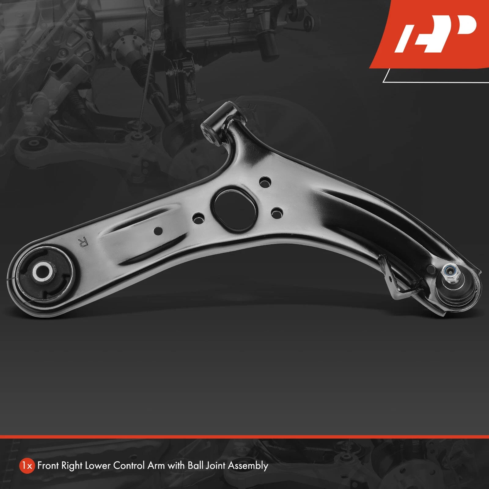 Front Right Lower Control Arm with Ball Joint for Honda Accent
