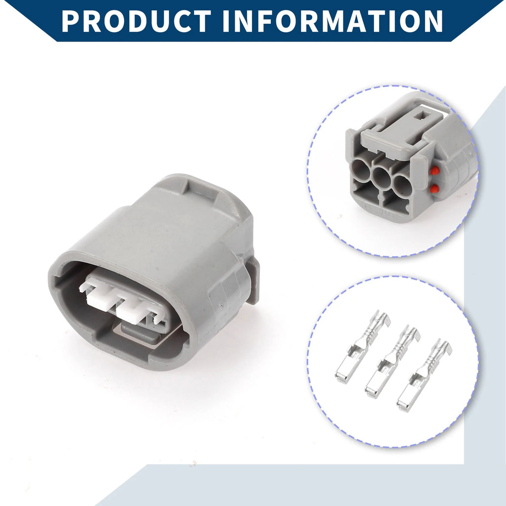 3 Pin Alternator Receptacle Connector Plug for Toyota 