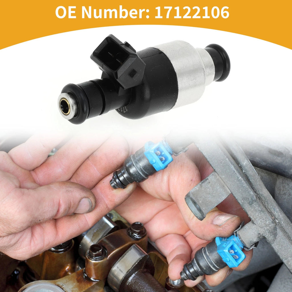 Fuel Injector No. 17122106 for Chevrolet S10 (1999–2000) 1 Pc Black