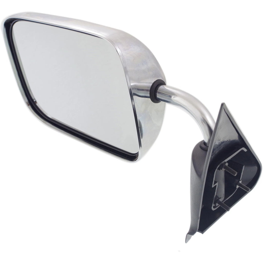 Manual Mirror for Dodge Ram 1500 (1994–2001) Driver Side Folding Chrome