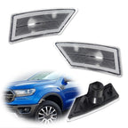 Clear Lens Front Fender Side Marker Lights for Ford Ranger (2019–2021)