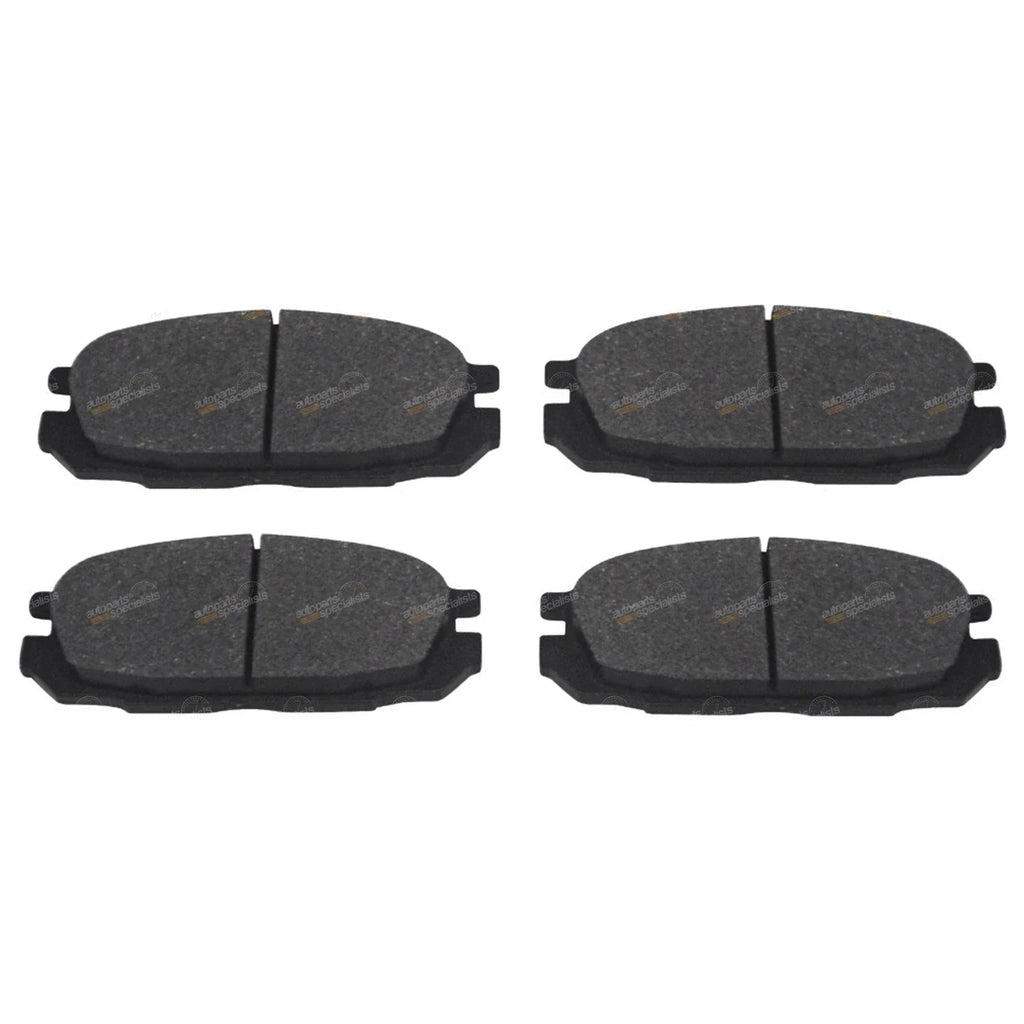 Rear Slotted & Drilled Disc Rotors + Brake Pads for Patrol Y60 (1988-1998)