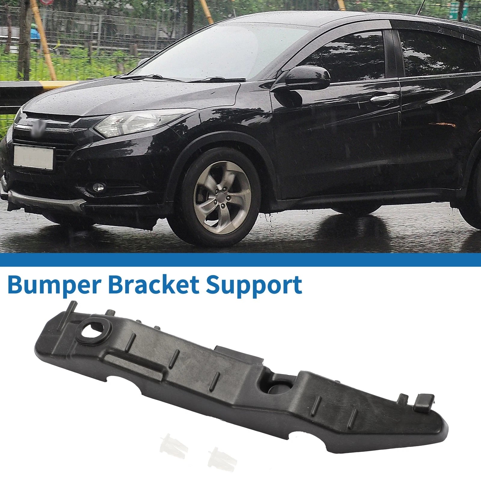 1pc Left Front Bumper Retainer Bracket No. 86513D3000 for Hyundai Tucson (2016–2021)