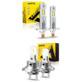 2X LED Headlight Bulbs for H1 H7 880 (Super Bright, 40000LM)