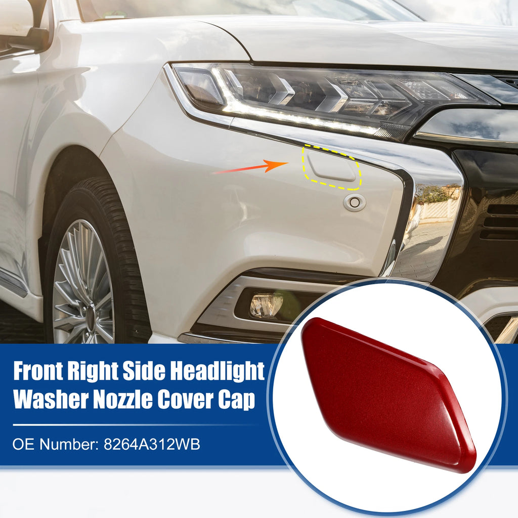 Right Front Headlight Washer Nozzle Cover for Mitsubishi Outlander (2013–2021)