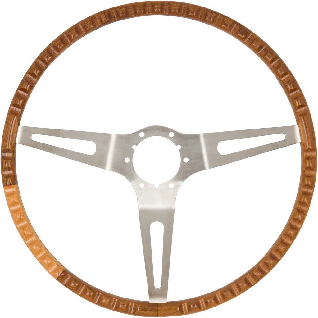 Steering Wheel Replacement for 1963–1967 Chevy Corvette with American Teak 16"