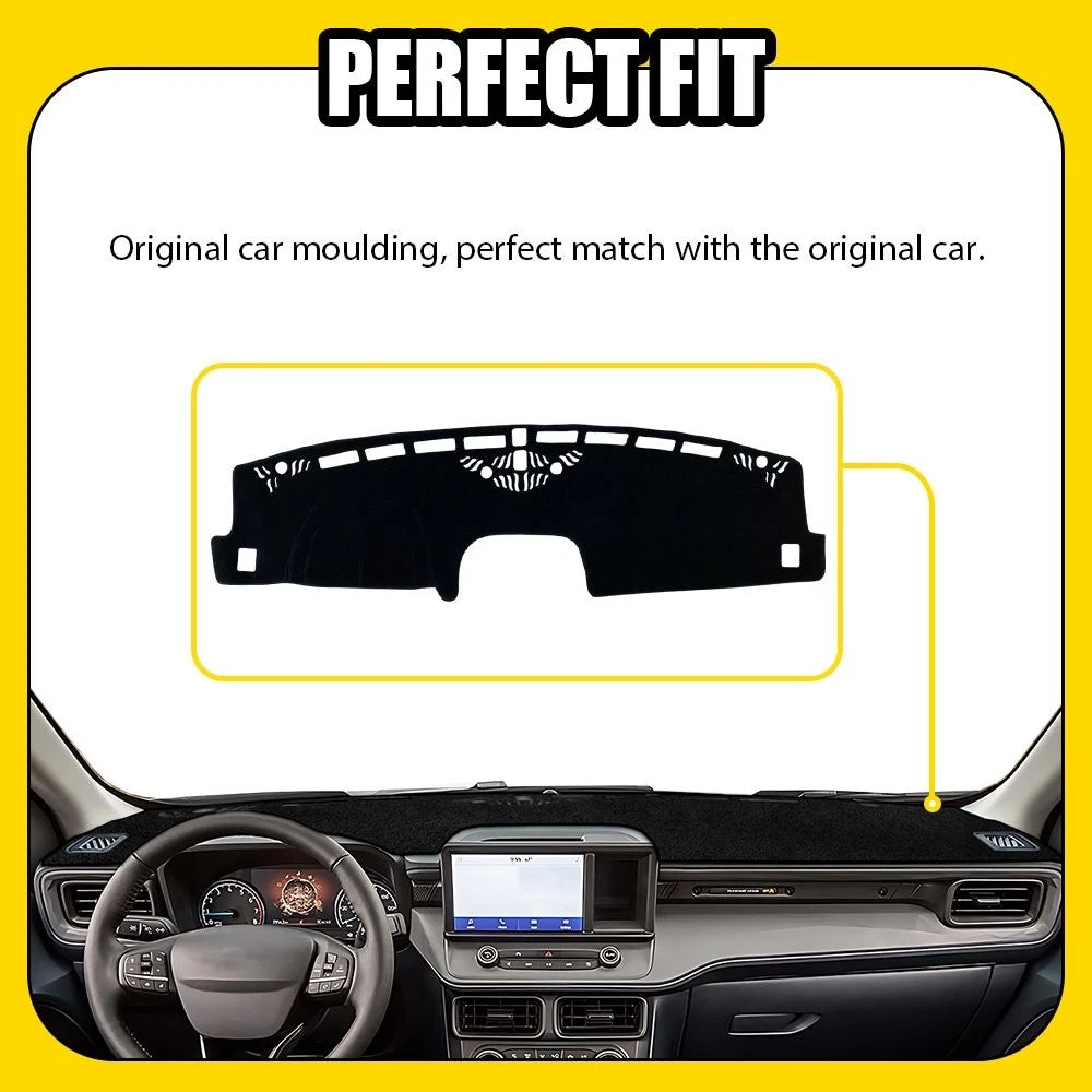 Dash Mat for Ford Maverick (2022–2025) - Anti-Glare Black Protector