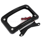 Curved License Plate Frame with LED Light for Harley FLHRXS Road King (2017–2025)