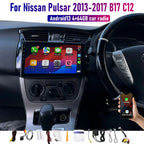 10" Wireless CarPlay Android Auto Head Unit for Nissan Pulsar (2013-2017)