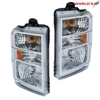 Pair of Halogen Headlights for Ford E150 E250 E350 E450 F650 (2008–2014)