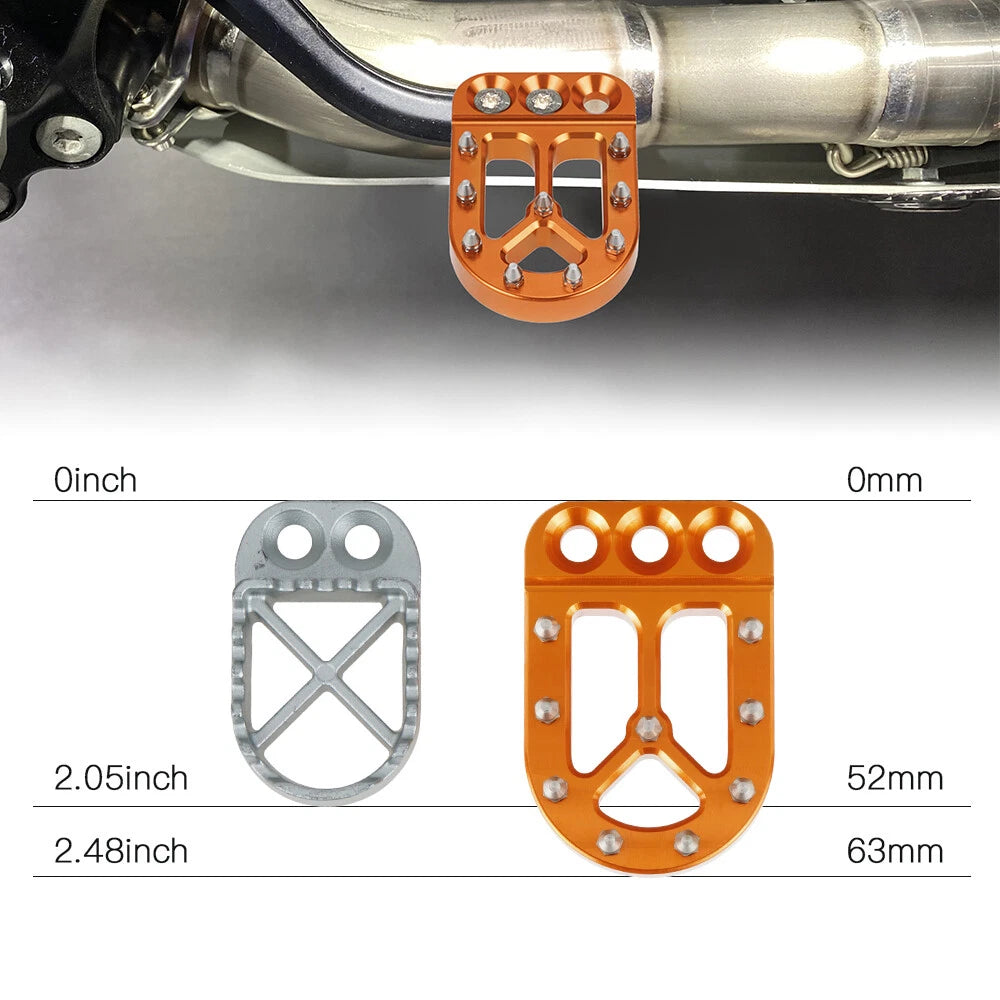 NICECNC Enlarged Brake Pedal Tip Pad for KTM 690 Enduro R (2008–2023) 690 SMC R (2019–2023)