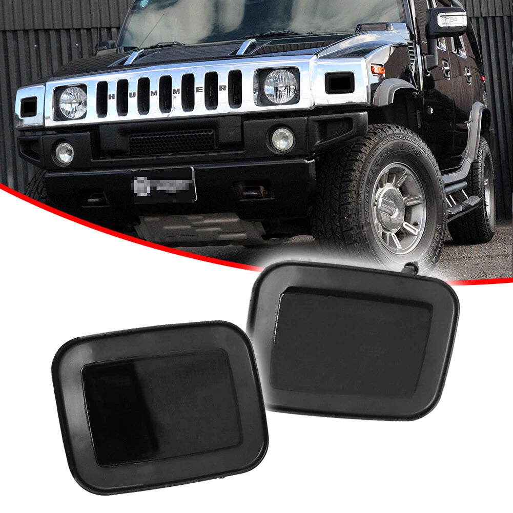 2X Front Smoked Lens Parking Signal Lights for Hummer H2