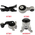 4X Engine Motor & Transmission Mount & Torque Strut Mount for Nissan Maxima (2004–2008)