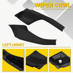 Pair Windshield Wiper Cowl Cover Panel Fender Seal for Toyota Sienna (2021–2025)
