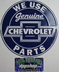 Chevrolet Round Sign Logo Tag for Chevy GMC (Genuine Parts)