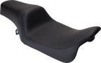 Predator 1Up Seat for Harley FLH (2008–2023) - Vinyl - Black - Smooth
