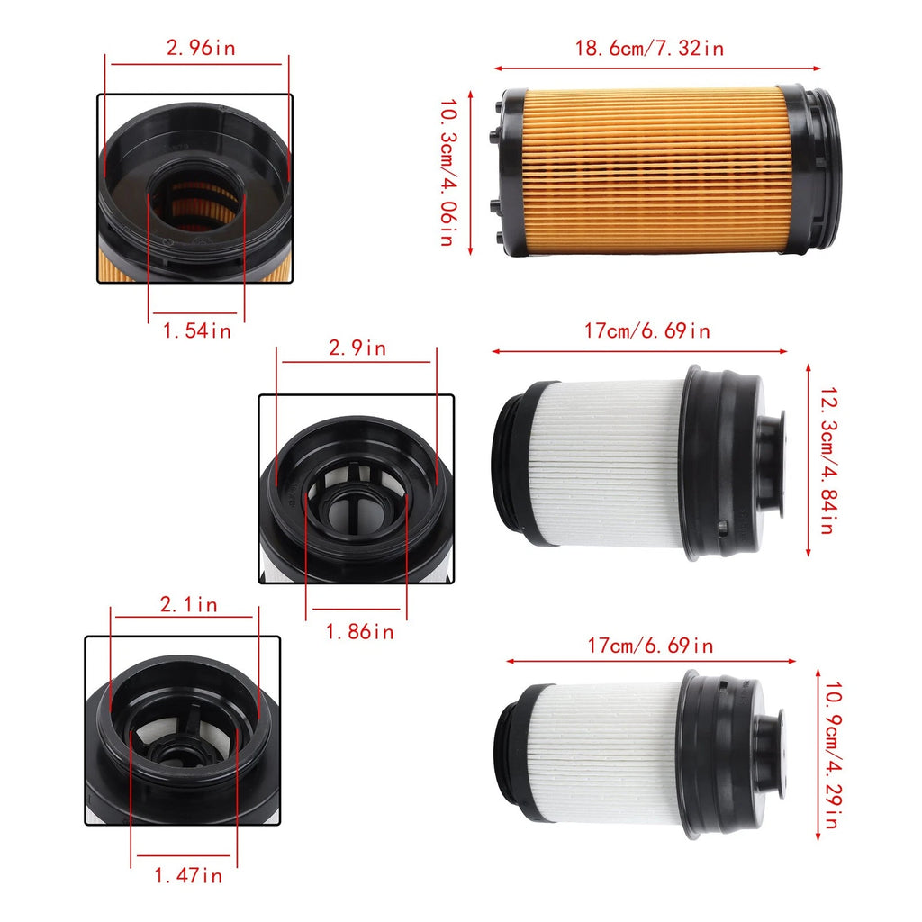 6.7L Cummins Turbo Diesel Engine Oil & Fuel Filter Kit for Ram 2500 (2010–2018)