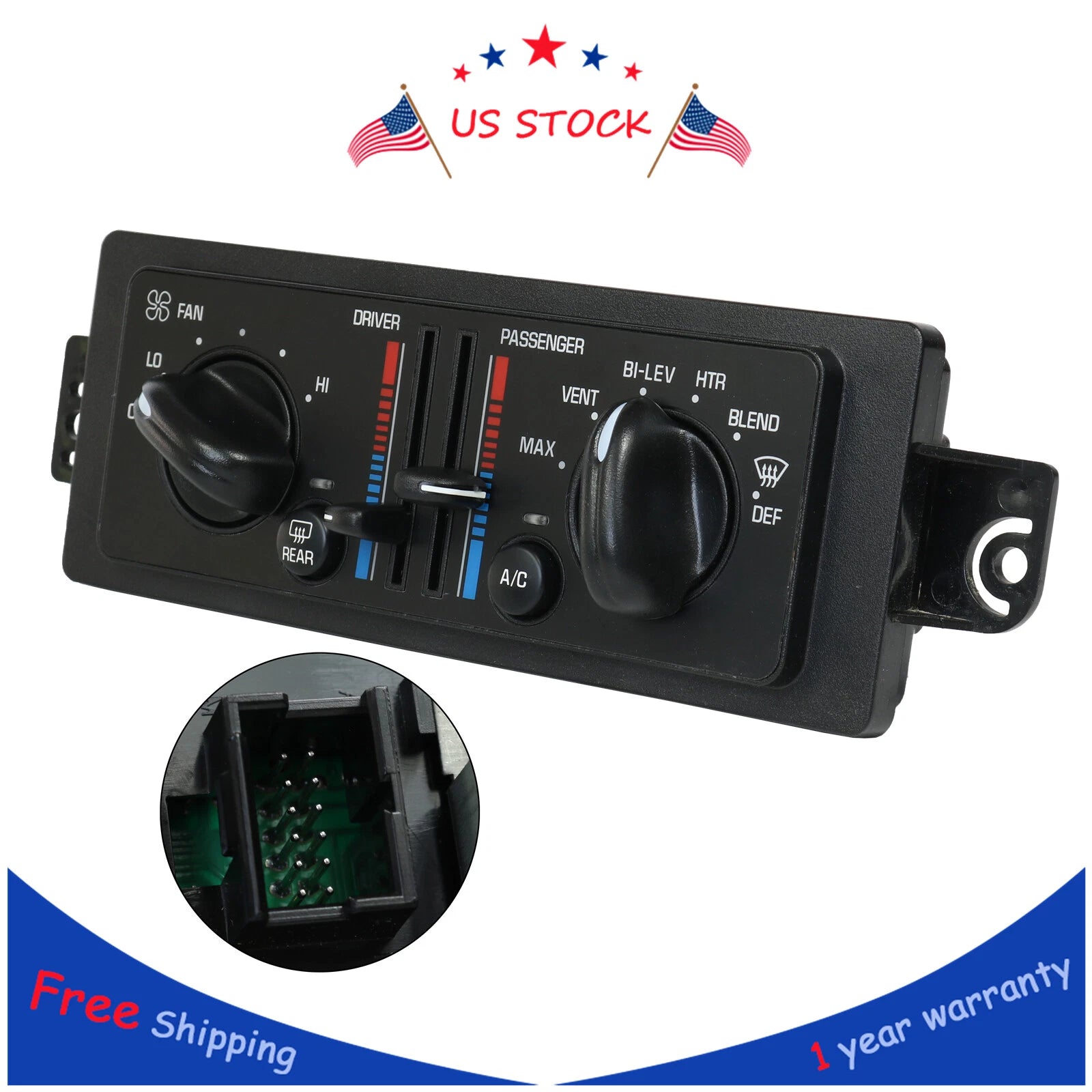 Heater A/C Dash Control for Buick Century Regal (2000–2005)