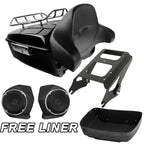 Trunk Pad Mount Rack & Speakers for Harley Touring Street Glide (2009–2013)