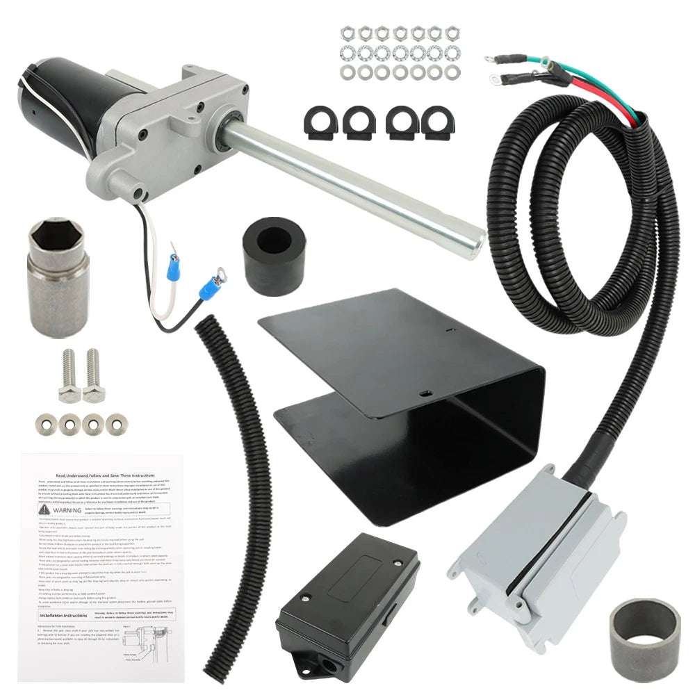 Electric Powered Trailer Jack Kit for RV (24K Landing Gear)