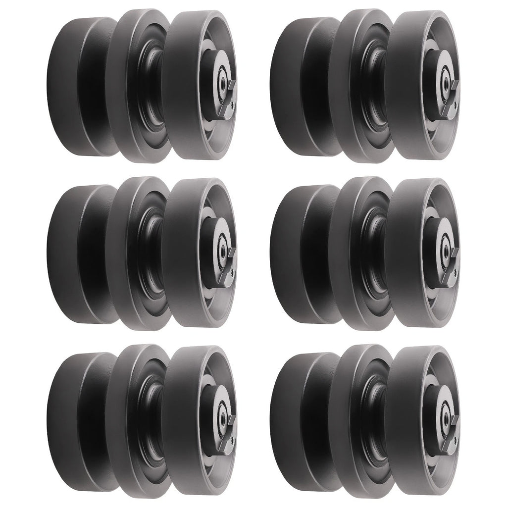 6X Bottom Roller for Kubota SVL65 SVL75 SVL90 SVL95 SVL97 (2015–2023)
