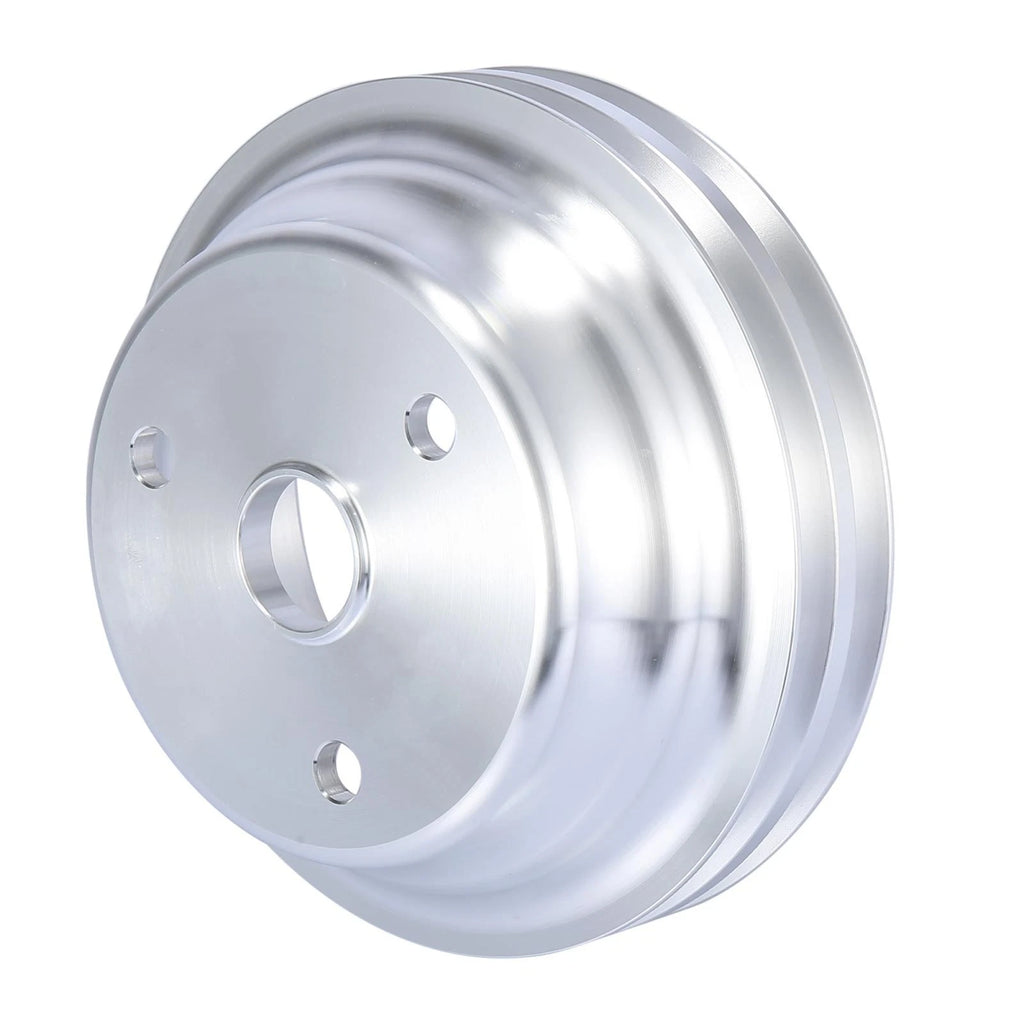 Crankshaft Pulley for Chevy SBC 350 (Long Water Pump, Double Groove)