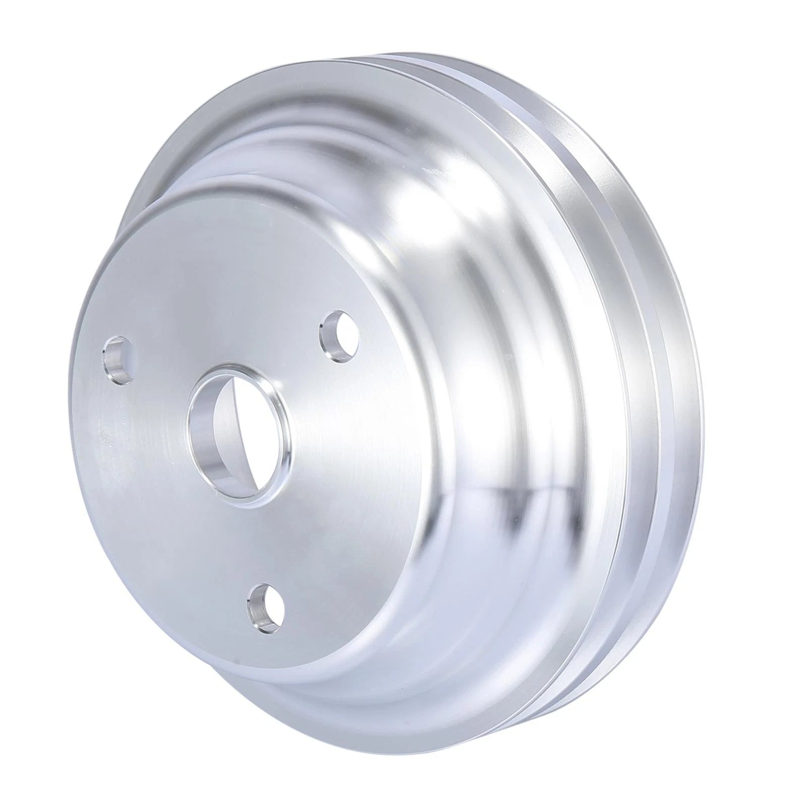 Crankshaft Pulley for Chevy SBC 350 (Long Water Pump, Double Groove)