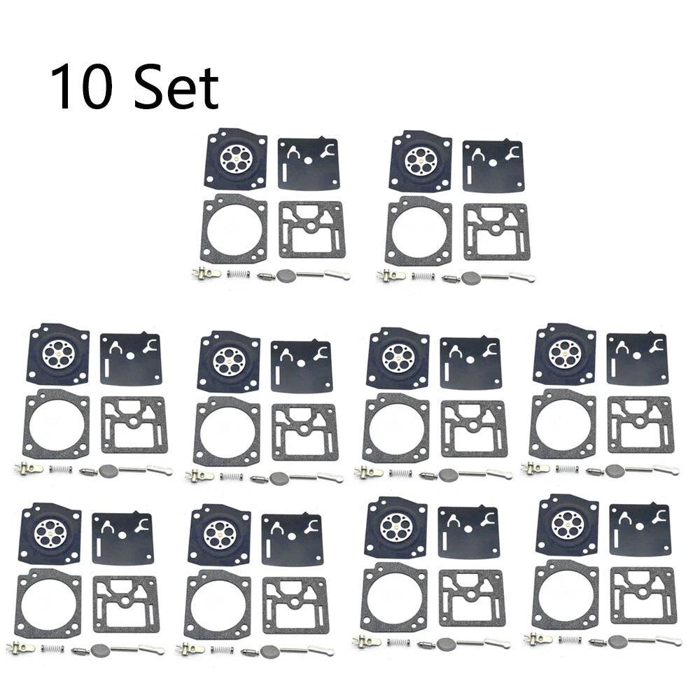 10x Carburetor Gasket Overhaul Kit for Stihl MS440 044 Chainsaw (RB-36)