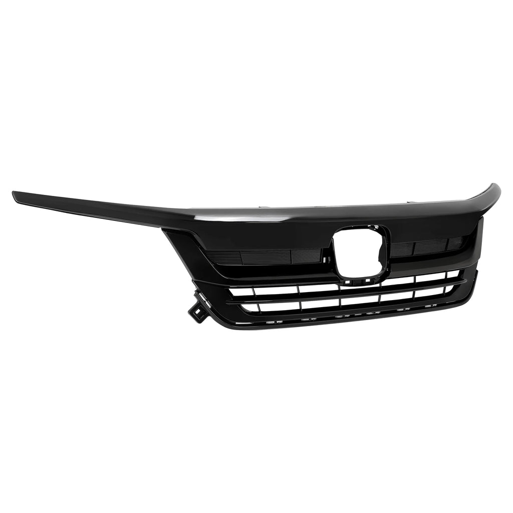 Front Upper Grille Assembly for Honda Pilot (2019–2022) Glossy Black