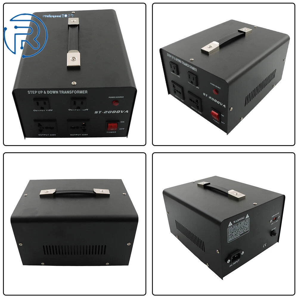 2000W Voltage Converter Transformer 110V-120V to 220V-240V