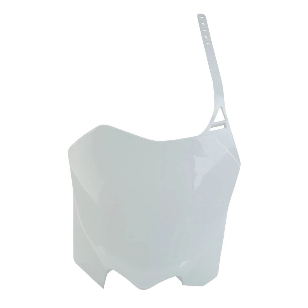 Front Number Plate Fender Cover for Honda CRF230F (2015–2017) White Plastic